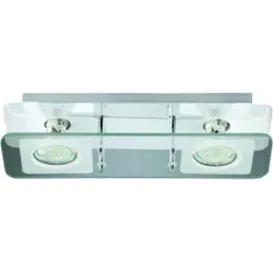 BRILONER LED Deckenleuchte VITREO 2x GU10/3W/230V