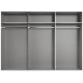 WIMEX »Rimini by fresh to go, weiß oder graphit mit schwarzen Metallgriffen«, inklusive LED Beleuchtung, 3 Breiten: 200, 250 oder 300cm, 216cm hoch