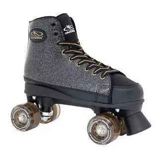 Roller Skates Black Glamour Gr. 42 Rollschuhe Roll Schuhe ABEC 7 Kugellager neu