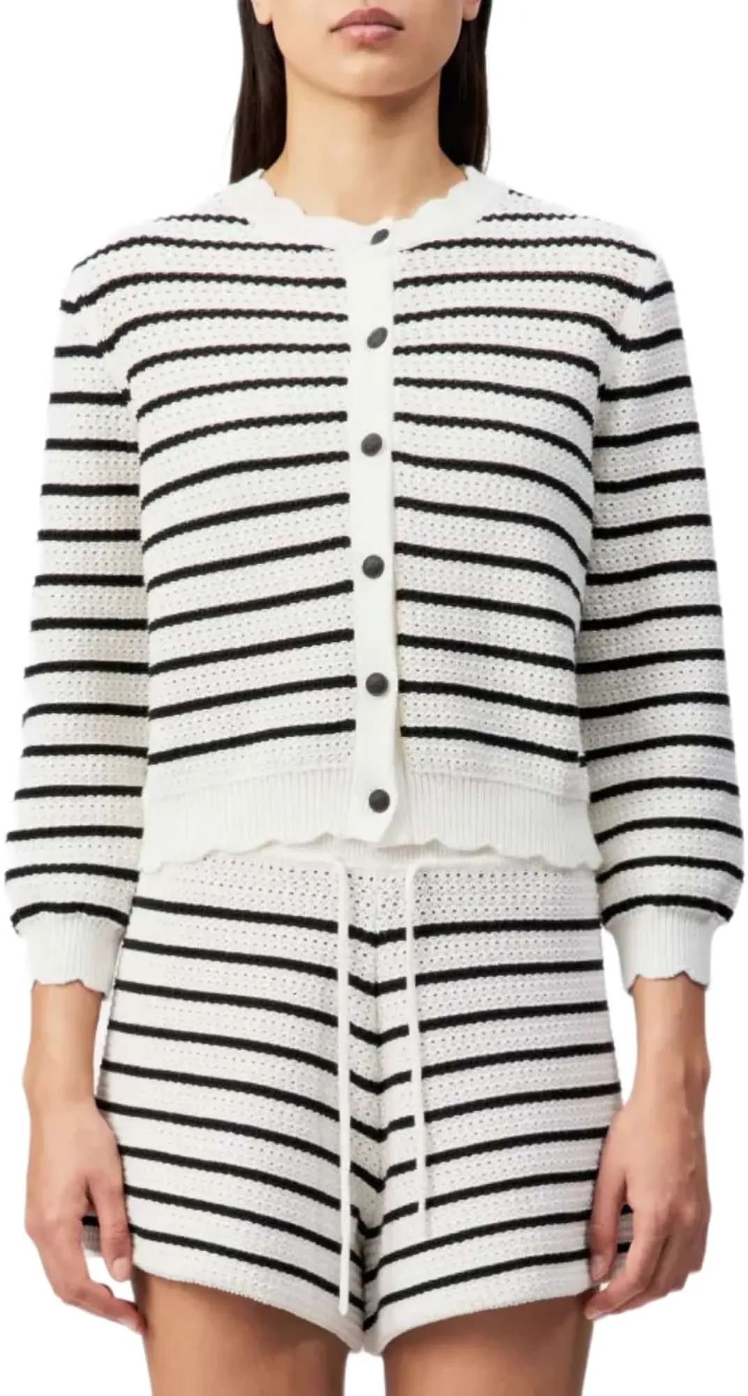 Strickjacke FRANCY Weiß XL