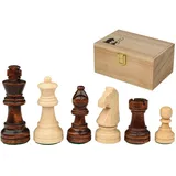 Philos Schachfiguren Richard, Königshöhe 63 mm, in Holzbox