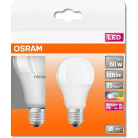 Osram LED-Birne 4058075430891 9W E27 warmweiß 2 St.