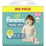 Pampers Pampers® Windeln baby-dryTM BIG PACK Größe Gr.4 (9-14 kg) für Babys und Kleinkinder, 70 St.