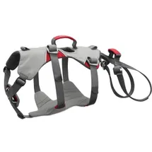 Ruffwear Doubleback Harness Hundegeschirr (Größe S (56-69cm), grau)