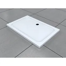 Buylando 140x90 Cm Duschtasse – Flache Acryl Duschwanne – Mit 5 Cm Höhe - Buylando