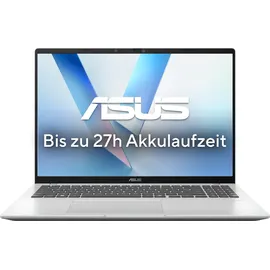 Asus Vivobook 16 Snapdragon X X1-26-100 16 GB RAM 512 GB SSD Win11 Home Quiet Blue