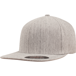 Flexfit Flexfit Flat Visor Cap, heather, S/M