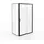 Aurlane City Eckdusche 120 x 80 cm schwarz FAC840