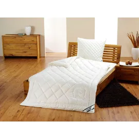 fan Sommer-Bettdecke mit Bio-Baumwolle-Füllung Natur 155 x 220 cm