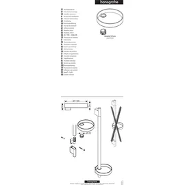Hansgrohe Cassetta S Puro Seifenschale Silber