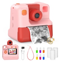 Kinderkamera, 1080P Sofortbildkamera Kinder Digitalkamera, Fotoapparat Kinder mit 32GB Karte, Mädchen Geschenke, Geburtstag Weihnachten Geschenk für Kinder 3-12 Jahren