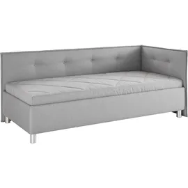 MAINTAL Polsterliege 100 x 200 cm Grau