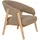 ZUIVER Lounge Chair Bright Polyester 69 x 76 x 71 cm Braun