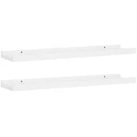 vidaXL Wandregal 60 x 9 x 3 cm Weiß