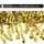 Partydeco Konfetti Kanone mit Luftschlangen 60 cm Gold