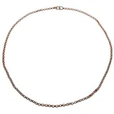 Pera Peris Burgfräulein-Kostüm Wikinger Kette mit Hakenverschluss aus Messing, 60 cm goldfarben