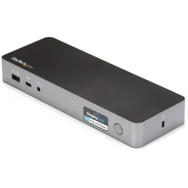 Startech StarTech.com Universale Laptop Dockingstation Hybrid USB-C & USB-A Dock, Dual 4K DP/HDMI, 60W, Mac/Windows/Chrome