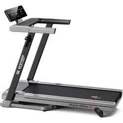 STAMM BODYFIT Laufband »TRACK ORION 06«, (mit 40-Trainingsprogrammen und 3 extra großen LED-Anzeigen), bis max. 16 km/h, klappbar STAMM BODYFIT schwarz