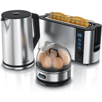 Arendo Frühstücks-Set 1,5 l Silber