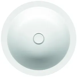 Bette BetteBalance Unterbauwaschtisch, 475mm, glasierter Titan-Stahl, A246-004, Farbe: Edelweiss matt