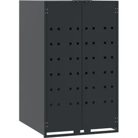 deluke Mülltonnenbox GORILO 207 x 117 x 79 cm anthrazit