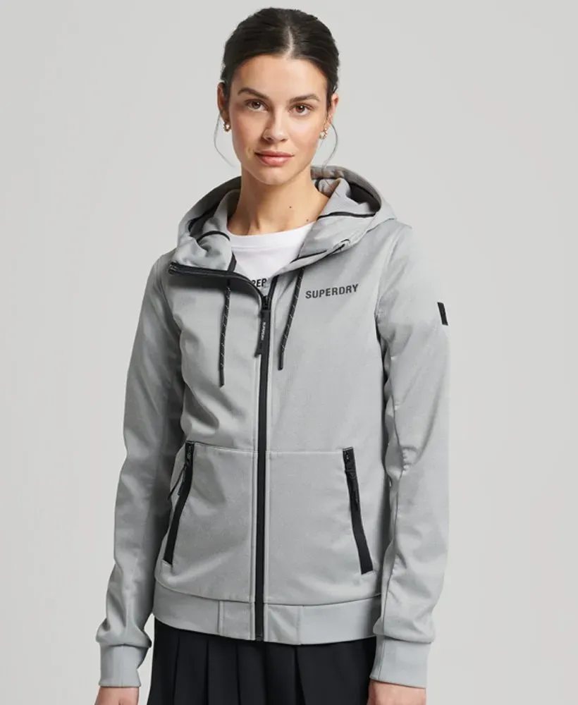 Jacken/Hoodies/Sweats SUPERDRY SUPERDRY Tech Softshell-Jacke Damen - GREY MARL - 40