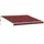 vidaXL Markise Automatisch 400 x 350 cm burgunderrot