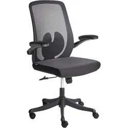Bürostuhl drehbar OVERLORD Stoff Schwarz