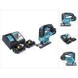 Makita DJV 184 RA Akku Pendelhub Stichsäge 18 V Brushless + 2x Akku 2,0 Ah + Ladegerät