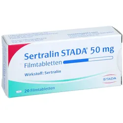 Sertralin Stada 50 mg Filmtabletten 20 St