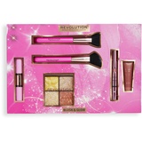 Revolution Makeup Revolution Blush Glow Geschenkset - Flüssige Rouge, Highlighter & 2 Pinsel inklusive