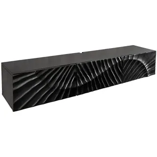 Riess-Ambiente riess-ambiente.de Massives TV-Board Scorpion 160cm schwarz Mangoholz hängend Lowboard