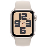 Apple Watch SE 2023 GPS + Cellular 40 mm Aluminiumgehäuse polarstern, Sportarmband polarstern M/L