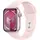 Apple Watch Series 9 GPS 41 mm Aluminiumgehäuse rosé, Sportarmband hellrosa S/M