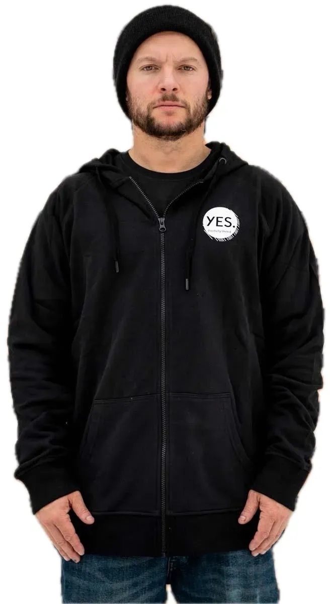 YES Zip Hoodie Hoodie Zip 24, Größe: XL, Farbe: black