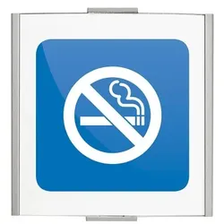 FRANKFURT Türschild 120x120mm mit Piktogramm Rauchen verboten
