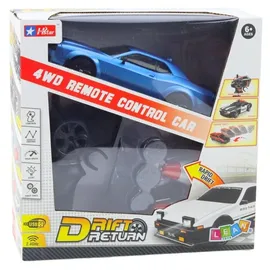 LeanToys RC-Auto Sportwagen Drift CH RTR blau/weiß