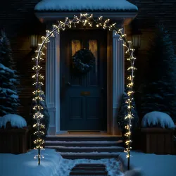 LED Türbogen Hochzeitsbogen Torbogen beleuchtet Gartenbogen 2,3m