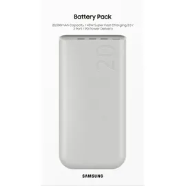 Samsung Powerbank 20.000mAh Beige