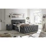 ed exciting design Boxspringbett Cashfield 8 - grau