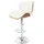 MCW Barhocker Arklow 360° drehbar höhenverstellbar Walnuss-Optik Creme