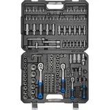 SWSTAHL SW-Stahl 07784L Steckschlüsselsatz, 1/4", 3/8", Zoll, 184-teilig