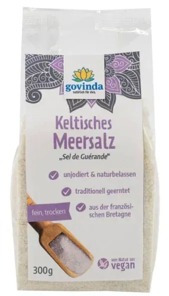 Govinda Keltisches Meersalz fein 300g