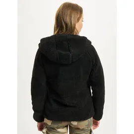 Brandit Textil Brandit Teddyfleece Jacket Hooded, in braun, Größe M
