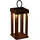 Konstsmide LED Laterne Aluminium 15 cm x 15 cm x 42 cm rostfarben 2 Lichtfarben 3 Lichtmodi