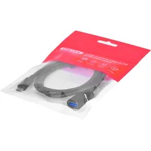 UNITEK USB-C auf USB-A Adapter 1 m Schwarz