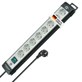 Brennenstuhl Premium-Line 8-fach 3 m schwarz/lichtgrau