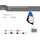 F2 Windsurf Segel Vegas Team 7,5 qm blau/schwarz