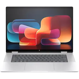HP ENVY x360 16-ac0377ng OLED, Convertible, mit 16 Zoll Display Touchscreen, Intel® CoreTM Ultra 7 155U Prozessor, GB RAM, 1 TB SSD, Onboard Graphics, Gletschersilber, Windows 11 Home (64 Bit)