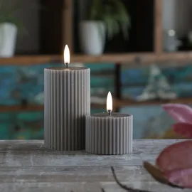 uYuni LED Mini Kerze Thea 5,8 cm sand